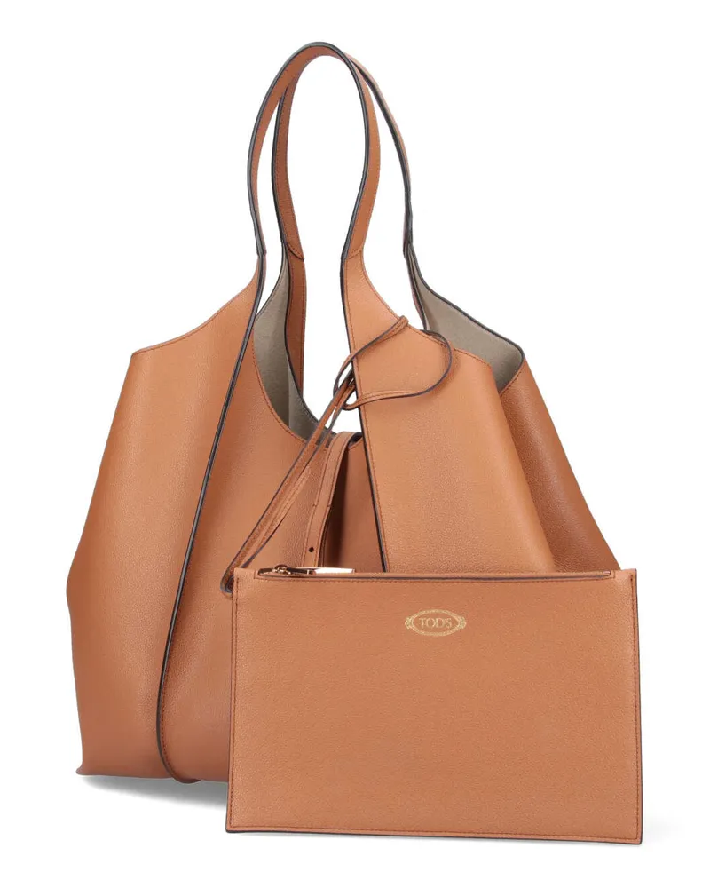 TOD'S Women's Bags Brown Outer: Calf Leather Brown