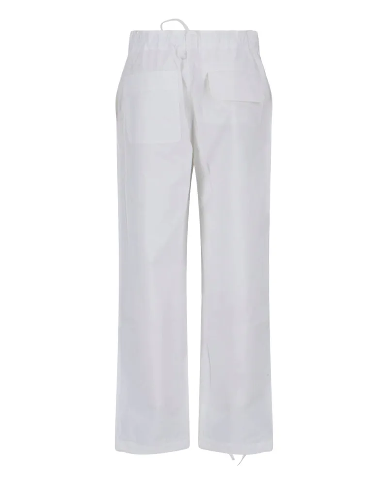 Victoria Beckham Women's Trousers White Cotton White