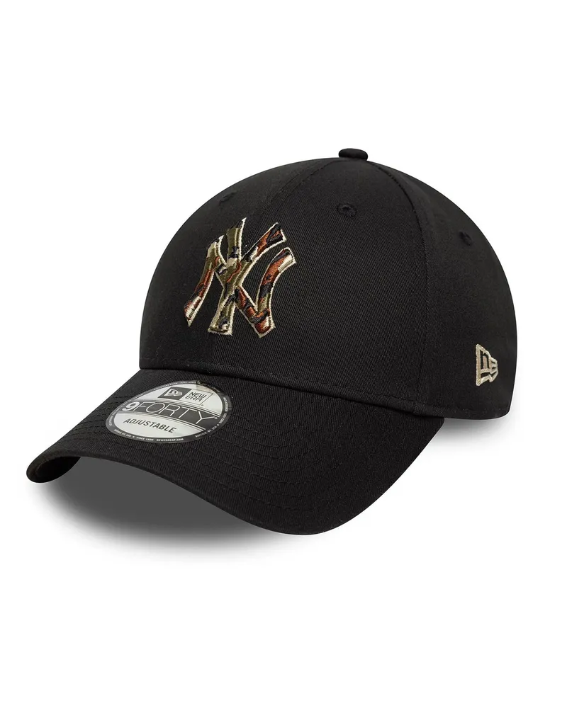New Era Men's Baseball Cap 9forty Camo Black Crown Hat Black