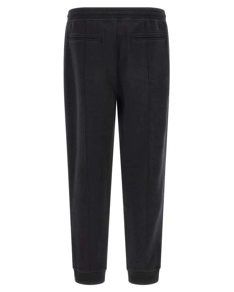 Brunello Cucinelli Cotton, Cashmere and Silk Joggers — Black Black