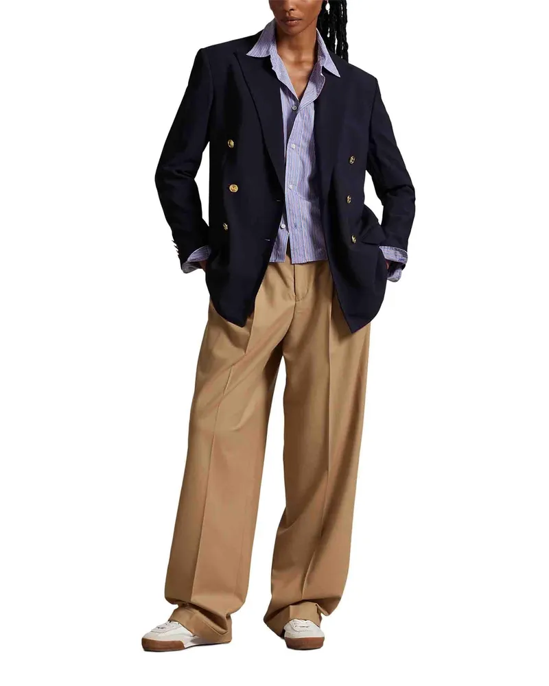 Ralph Lauren Women's Bacall Trousers Camel Wool Camel