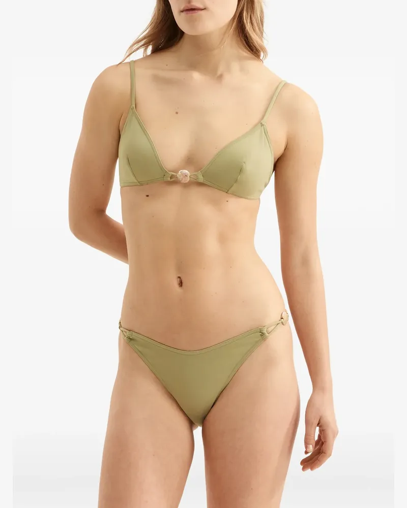 Eres Women's Alva Small Triangle Bikini Top Ss26 W Green
