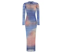 Women Multicolor Polyamide Long Dress