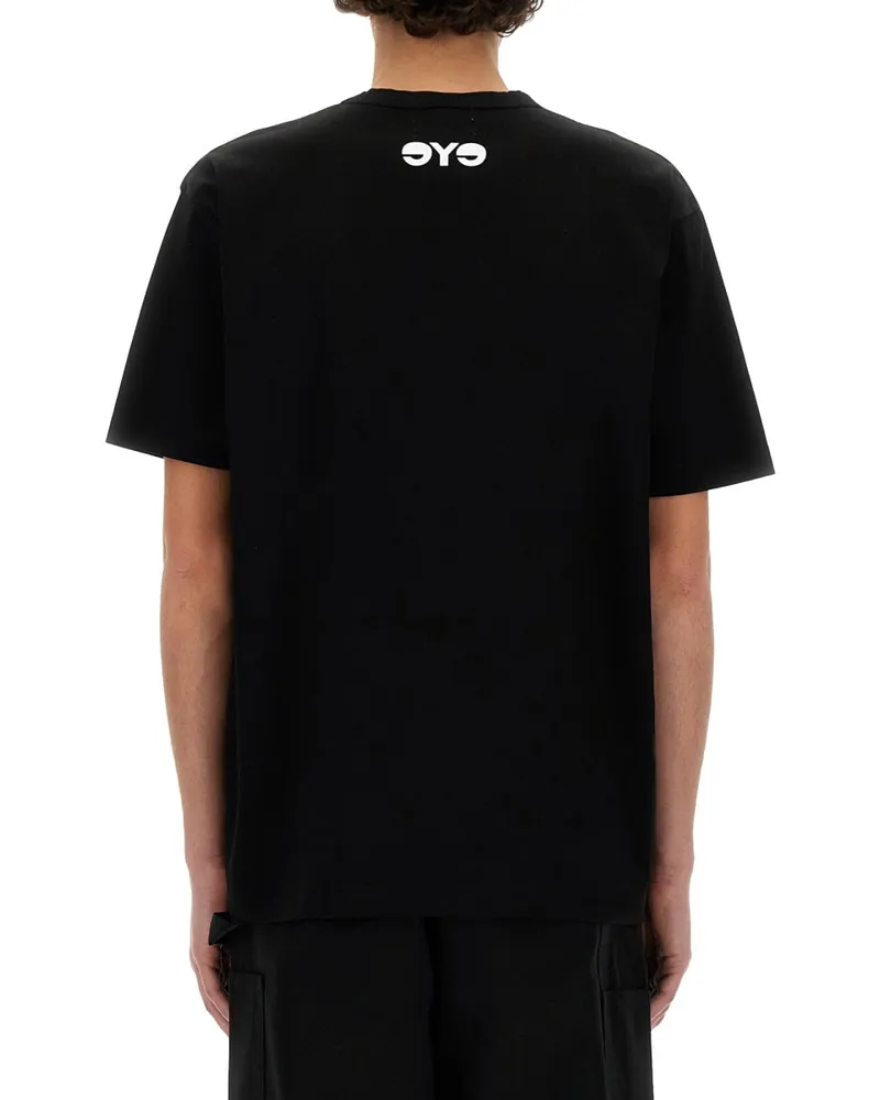 Junya Watanabe Oversized Cotton T-Shirt — Black Black