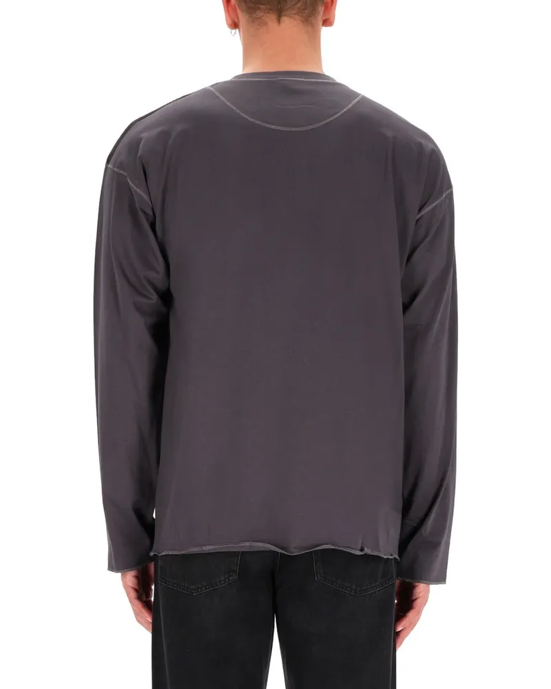 Diesel Cotton T-Shirt — Gray Gray
