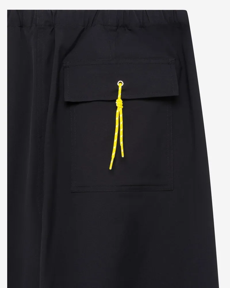 AUTRY Men's Nylon Pants With Logo Black Polyester Trousers Black