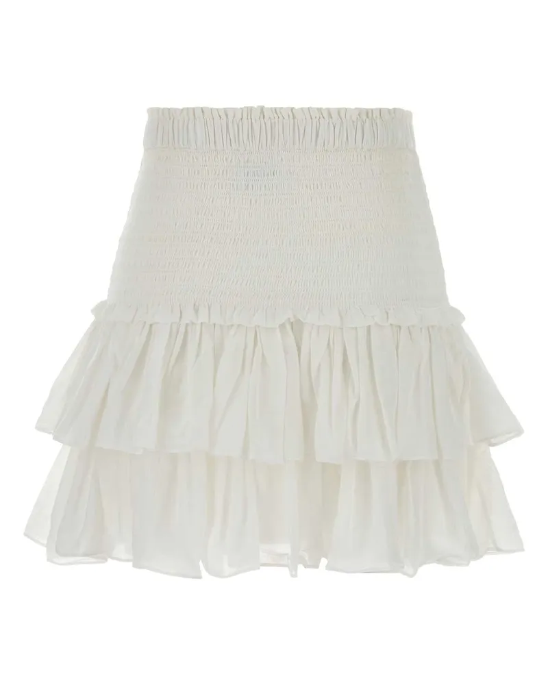 Étoile Isabel Marant Naomi Mini Skirt — White White