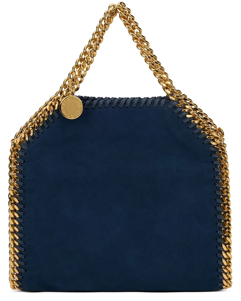 Stella McCartney Women's Handbag Mini Falabella Navy Polyester Handbags Hand Bags Navy
