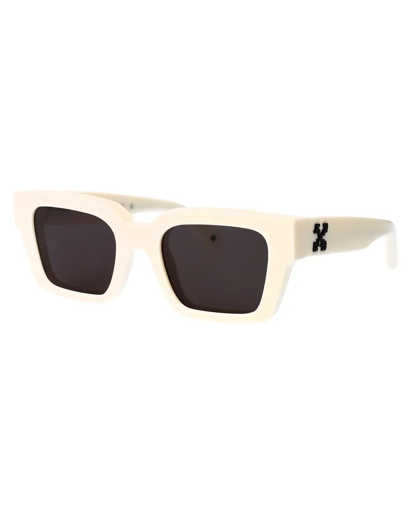 OFF-WHITE Unisex Sunglasses Virgil L White-Dark Grey Acetate White/dark White
