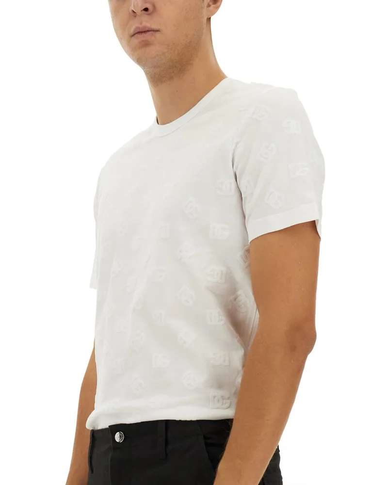 Dolce & Gabbana Cotton T-Shirt — White White