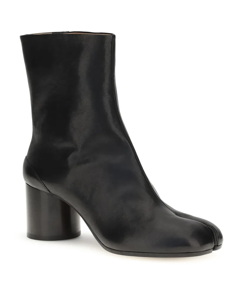 Maison Margiela Women's Tabi Ankle Boots Black Lamb Ovis Aries Black