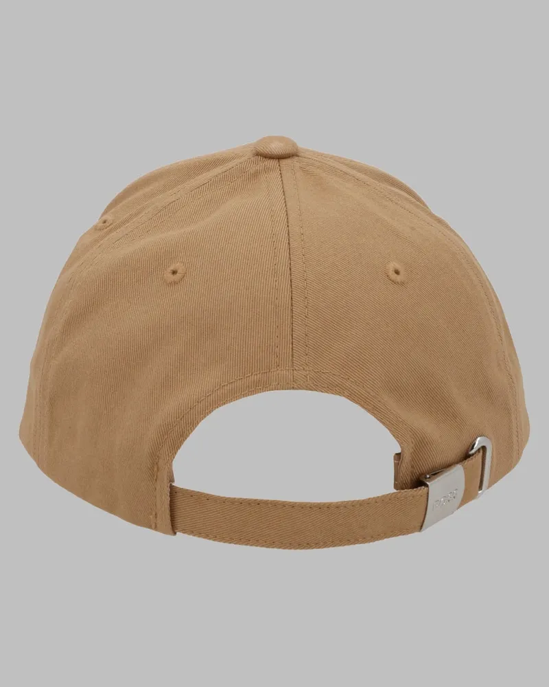HUGO BOSS Men's Baseball Cap With Logo Multicolour Cotton Hat Beige