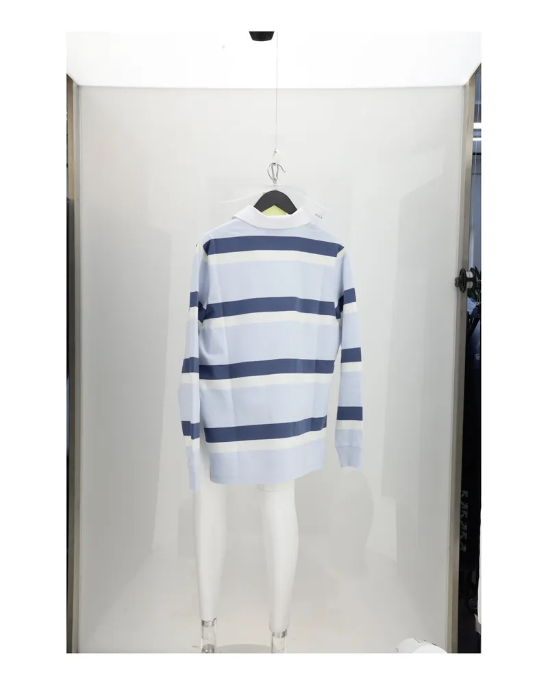 Dior Men's Polo Shirt Rugby Blue Polyester T-shirts And Polos Blue