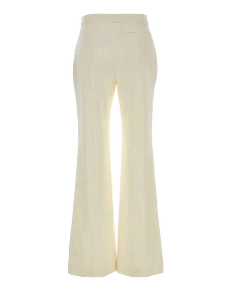 Givenchy Women's Ivory Wool Pant Exterior: Pantaloni Ivory