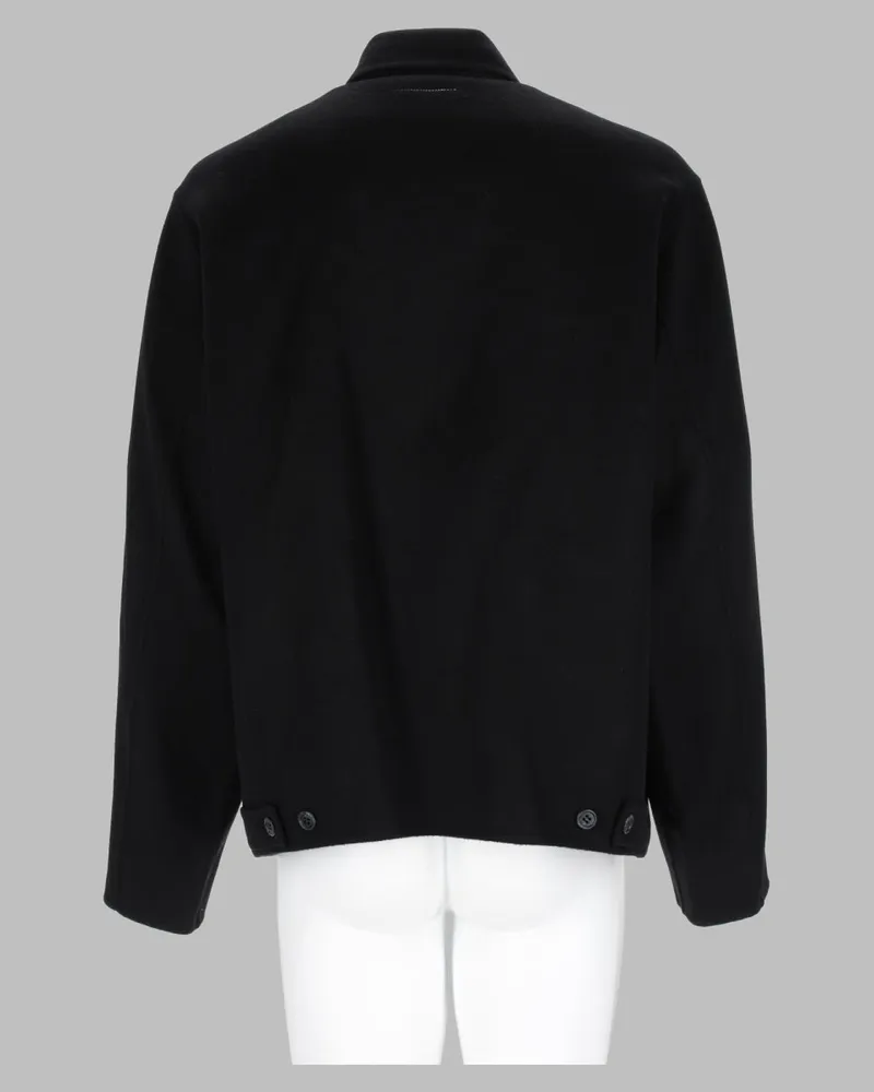 Maison Margiela Double-Faced Wool Jacket — Black Black