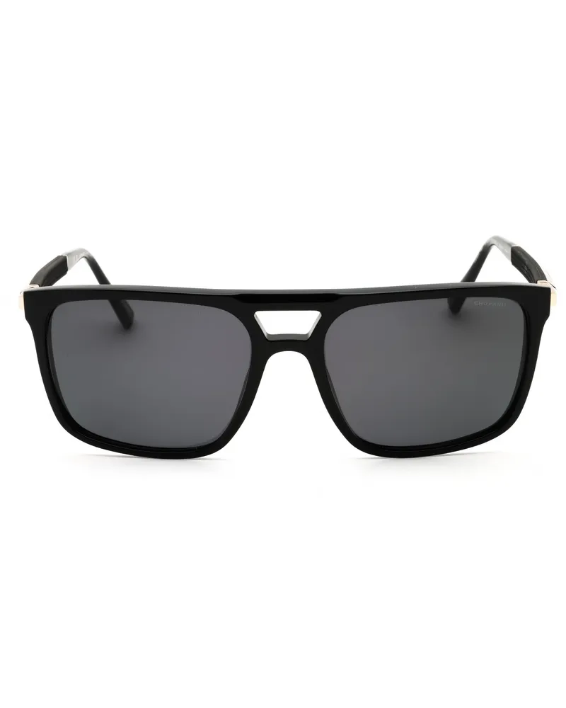 Chopard Men's Sch311 Sunglasses Black Black