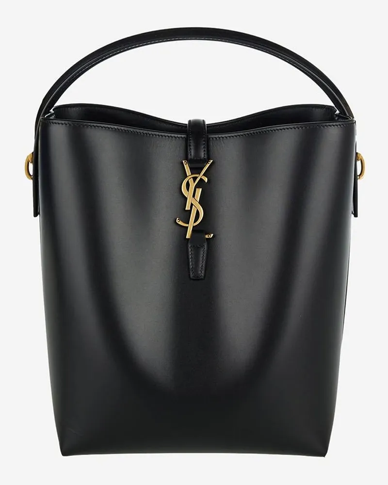 Saint Laurent Women's Shoulder Bag Le 37 Black Leather Calfskin Black