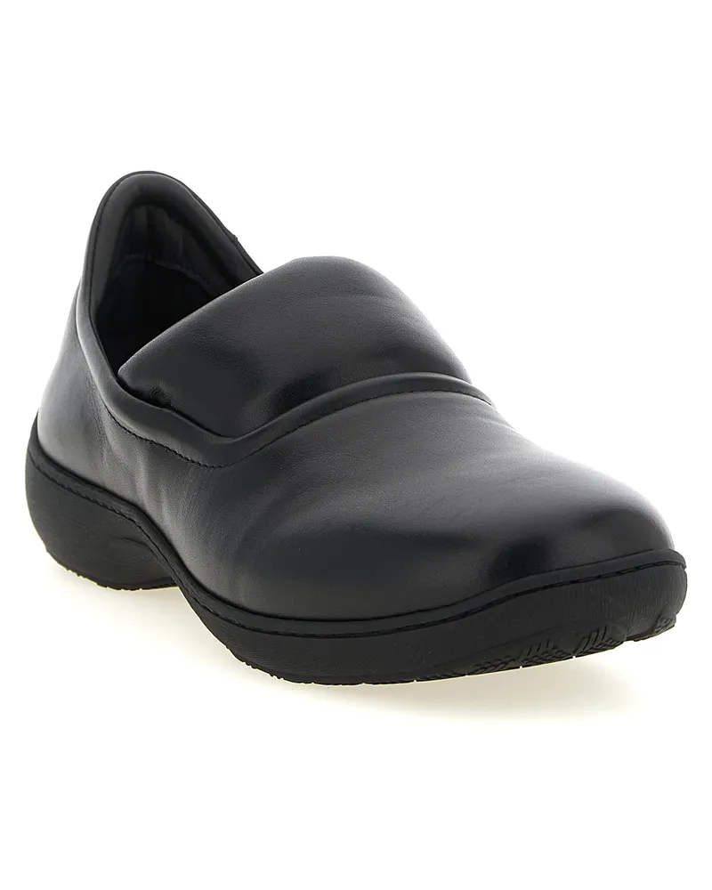 KIKO KOSTADINOV Men's Black Calfskin Slip-On Loafers Black
