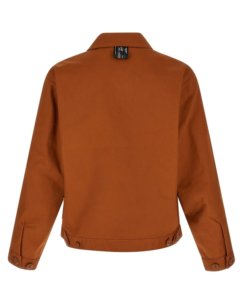 Undercover Men's Brown Polyester Shell Jacket Clothing Brown