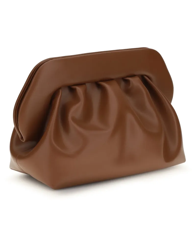 THEMOIRÈ Bios Clutch — Brown Brown