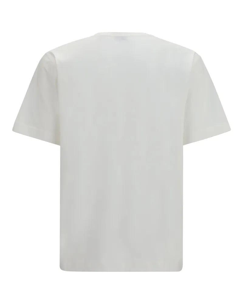 Burberry Archive Check Embroidered T-Shirt — White White