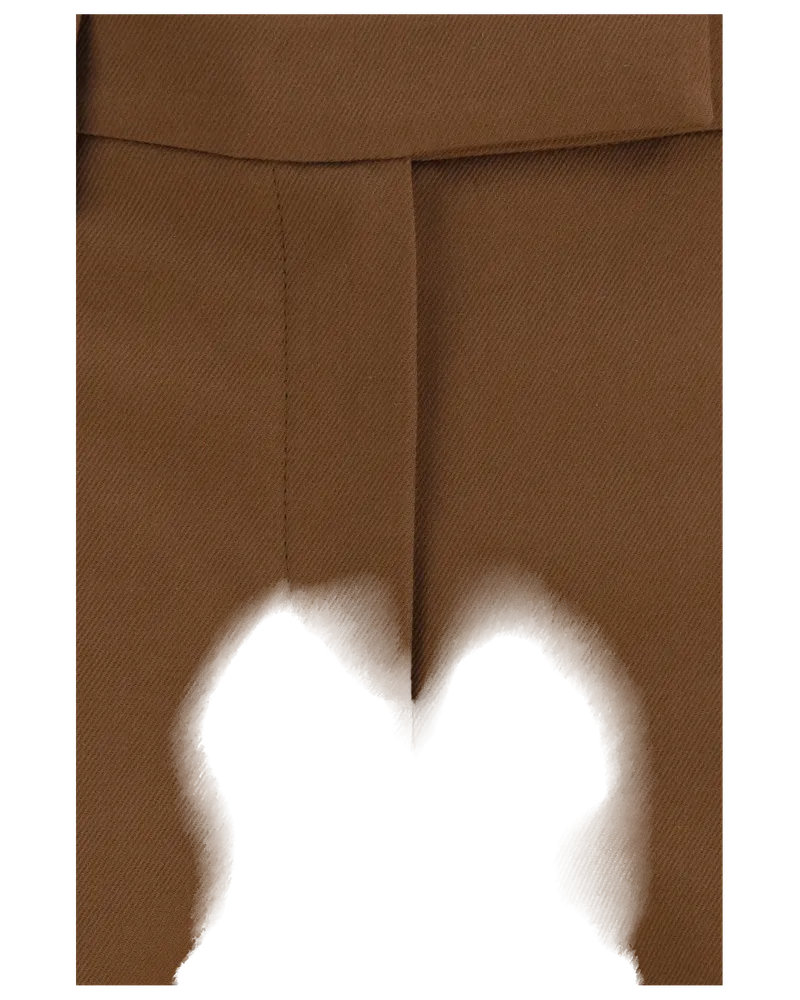 Brunello Cucinelli Straight-Leg Cotton Trousers — Brown Brown