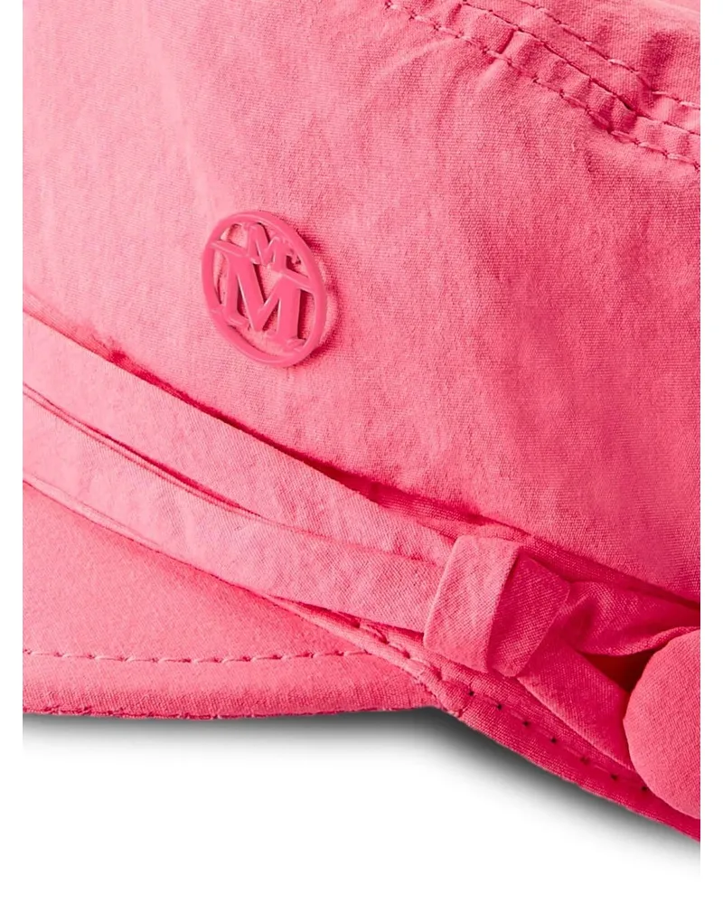 Maison Michel Flat Cap — Pink Pink