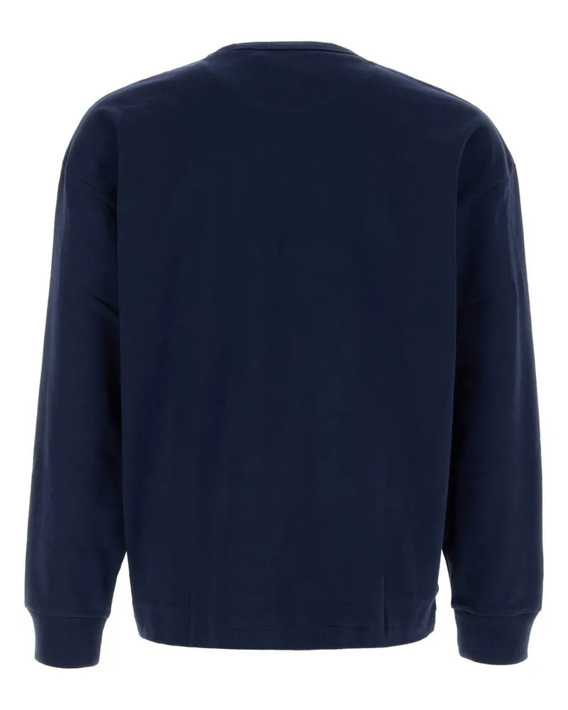 Ralph Lauren Men's Logo-Embroidered Cotton Sweatshirt Navy Sweatshirts Navy
