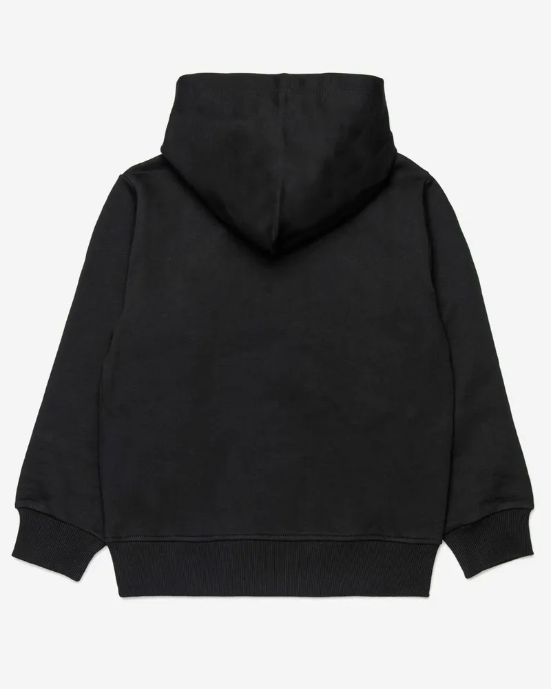 Diesel Boys' Cotton Sweatshirt With Logo Black Hoods & Sweatshirts Black