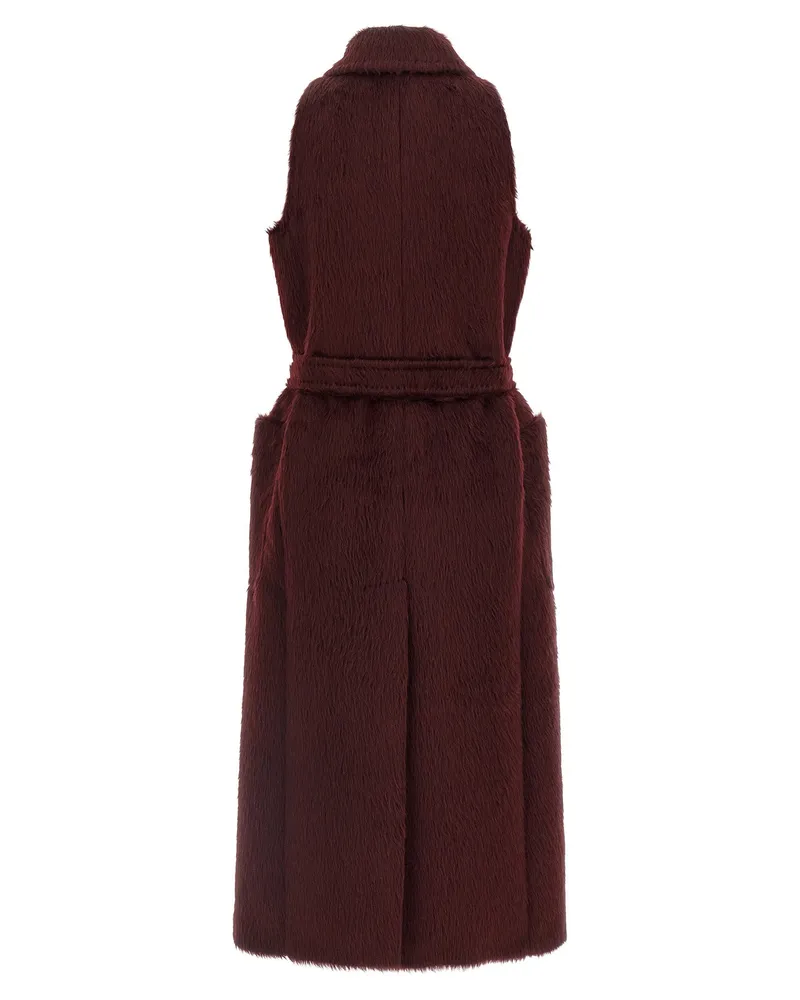 Max Mara Coat — Burgundy Burgundy
