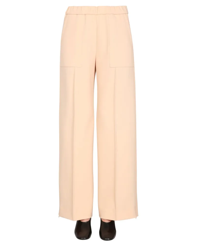 Jil Sander Wool Trousers — Beige Beige