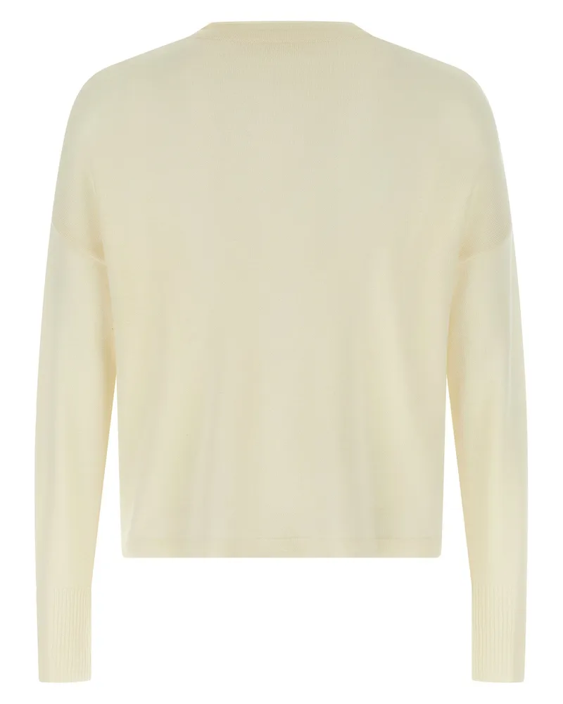 MA'RY'YA Wool Sweater — Cream Cream