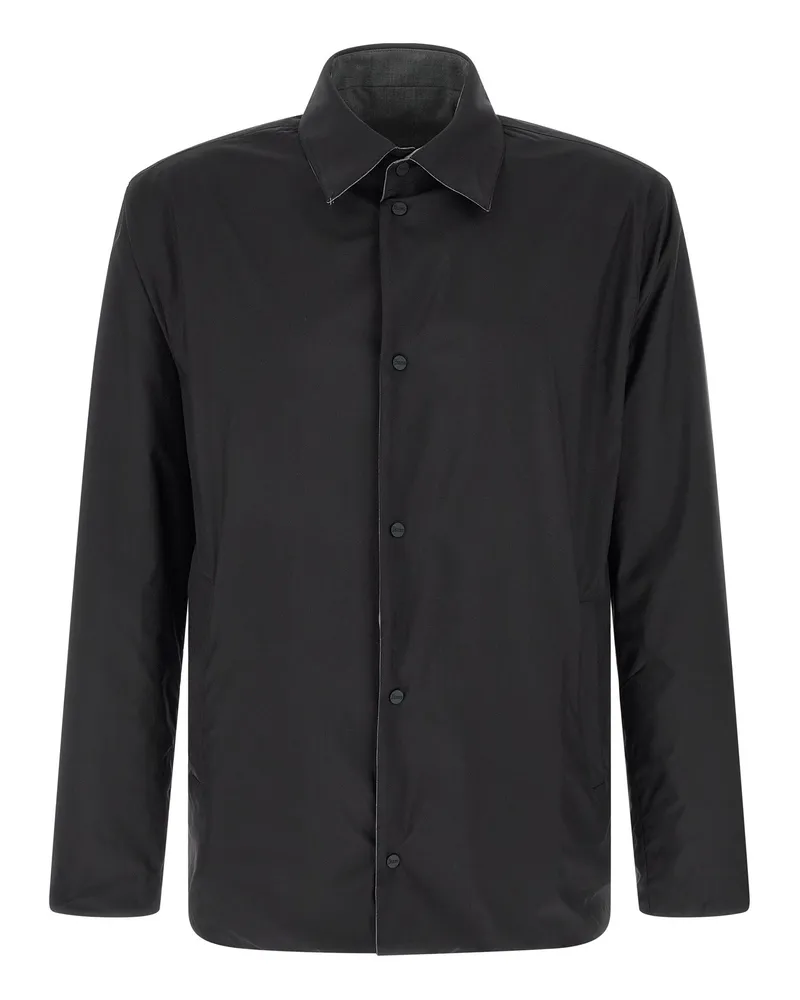 Herno Men's Gray Polyester Full-Length Jacket Clothing Gray