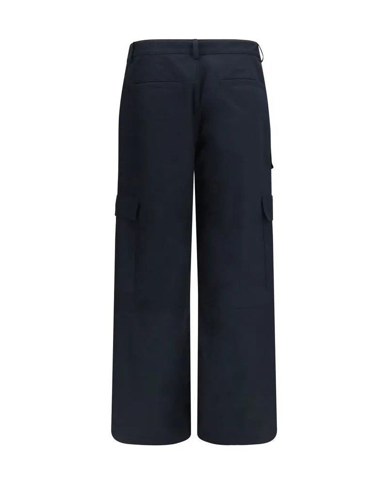 Balenciaga Cotton Cargo Pants — Black Black