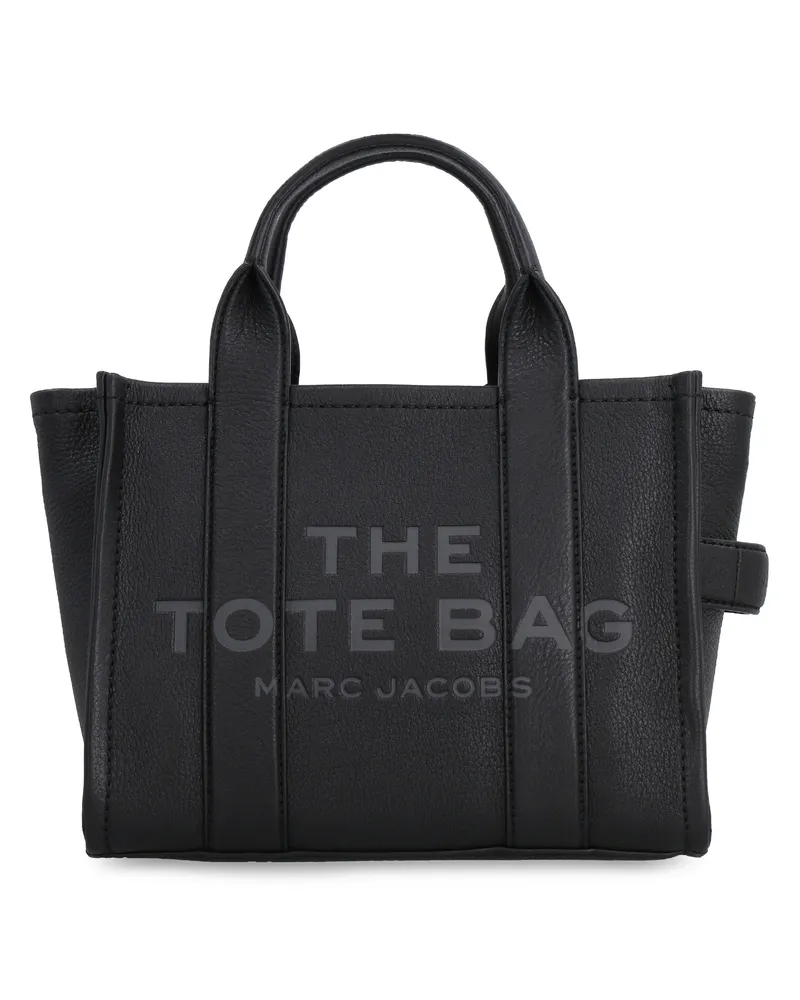 Marc Jacobs Women's Small Leather Tote Bag Black Cowhide Black