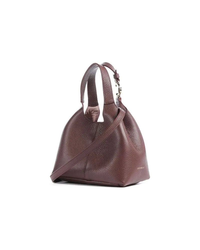Coccinelle Women's Top Handle Bag Berry Bovine Leather - Top-Handle-Bags Purple