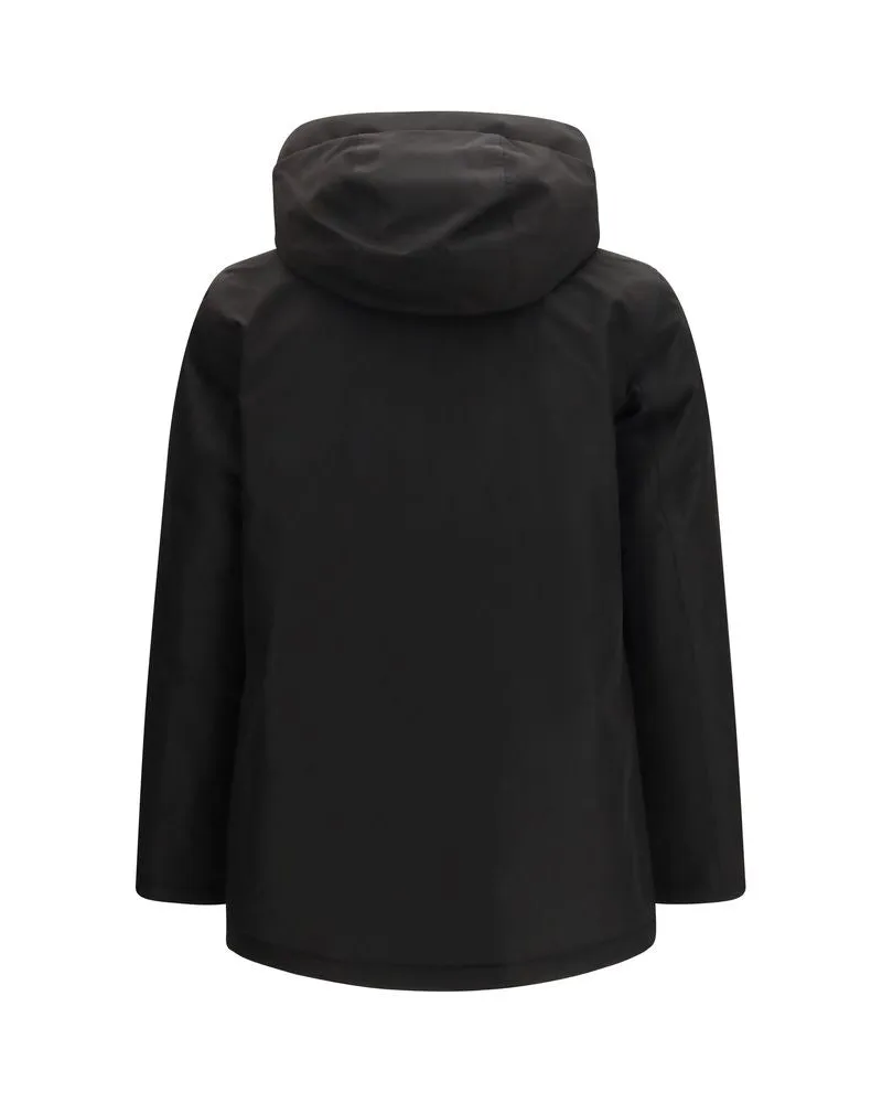 Woolrich Gore-Tex Goose Down Parka Down Jacket — Black Black