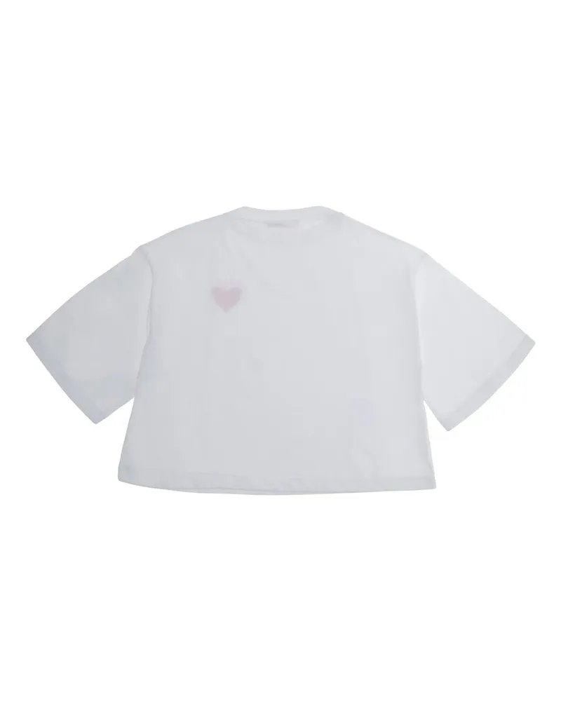 Marni Girls T-Shirt White Cotton T-Shirts And Polos White