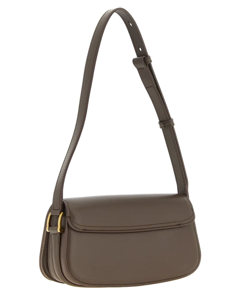 AMI Paris Shoulder Bag — Brown Brown