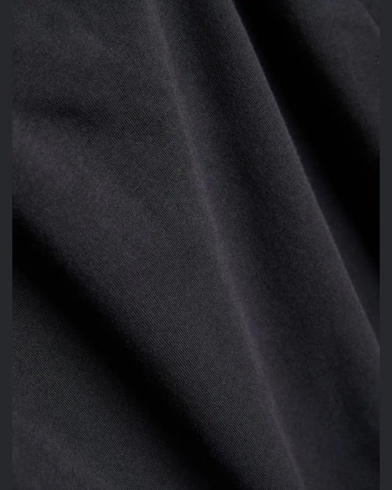 032c Cotton Crewneck T-Shirt — Black Black