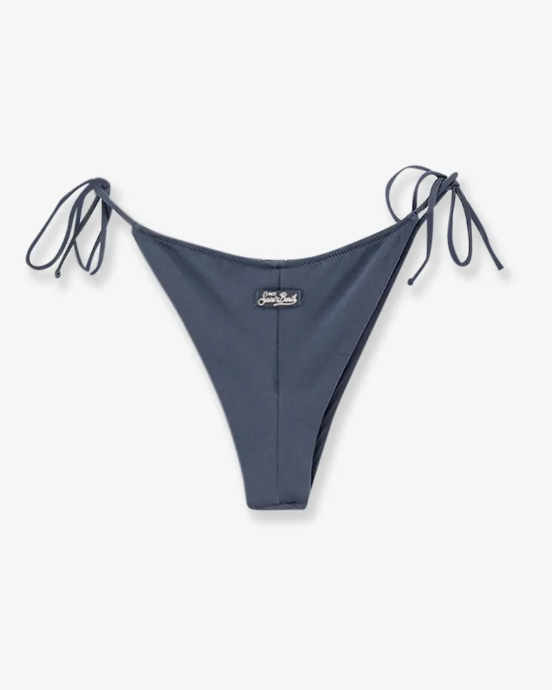 MC2 Saint Barth Women's Swim Briefs Marielle Blue Nylon Swimwear Sea Clothing Blue