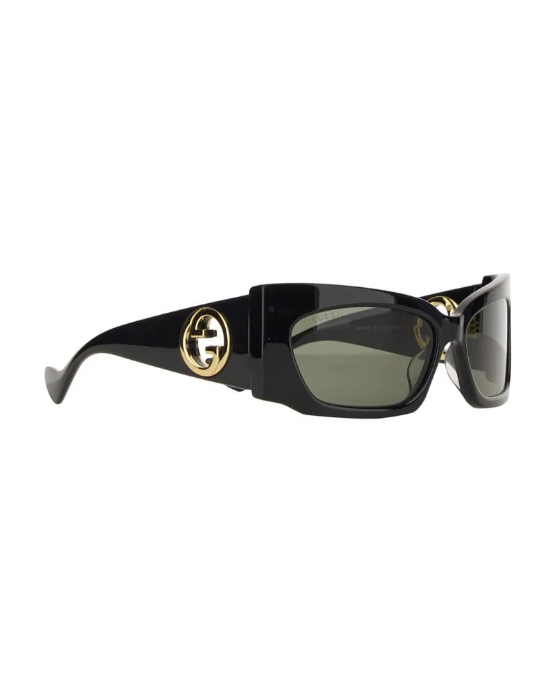 Gucci 755248_J07401012 Black Acetate Sunglasses — Black Black