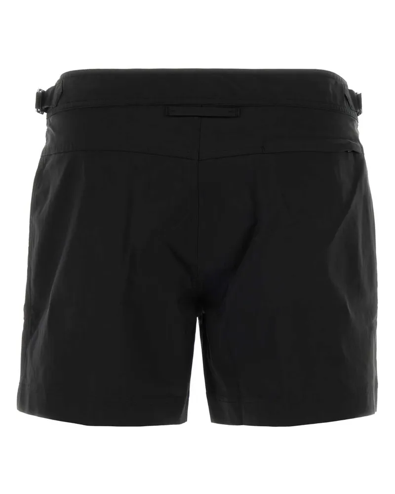 Tom Ford Men's Black Polyester Swimming Shorts Costumi Da Bagno Swimwear Black