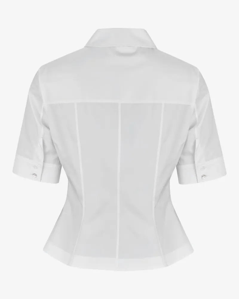 Alaïa Women's Tailored Top Cotton White White