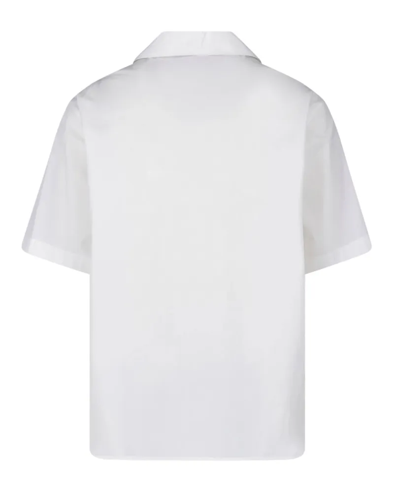 Valentino Garavani Men's Cotton Short-Sleeve Shirt White White