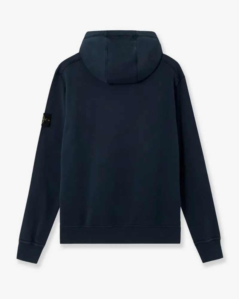 Stone Island Men Sweatshirt Hooded Cotton Blue Sweatshirts Sweater Navy