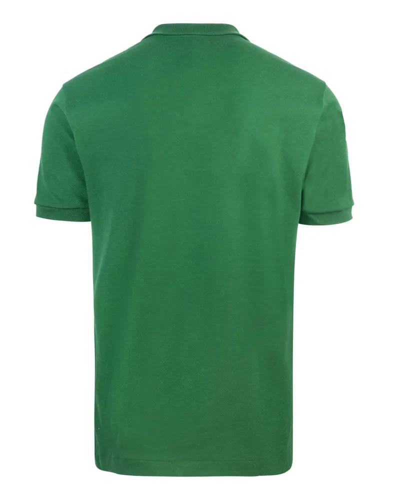 Lacoste Men's Polo Shirt Piqué Green Cotton T-shirts And Polos Green