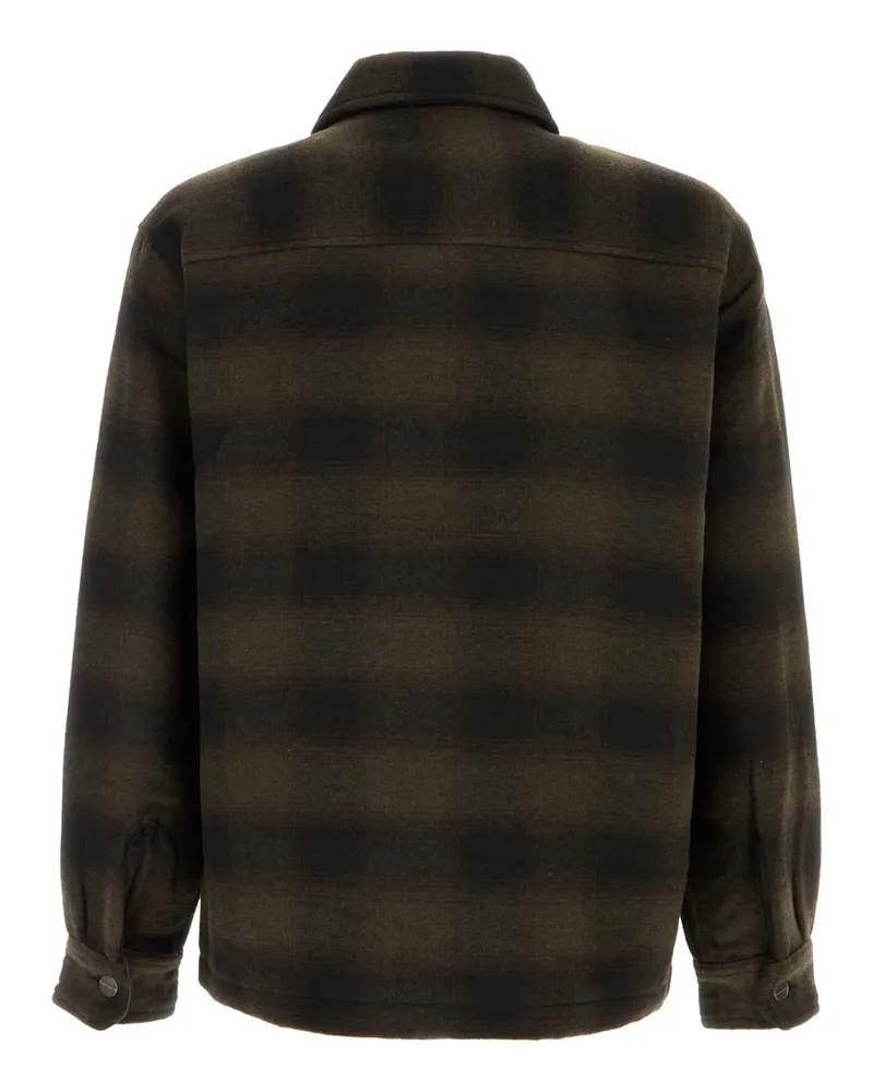 Carhartt WIP Striped Flannel Jacket — Brown Brown