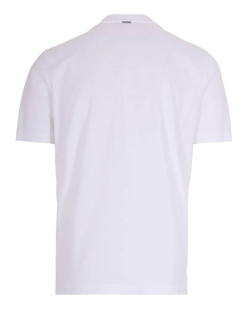 Herno Stretch Jersey Polo — White White
