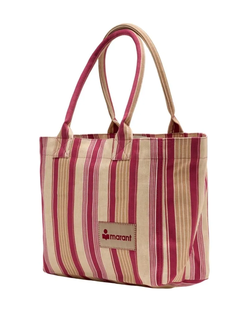Isabel Marant Women's Yenky Zipped Tote Bag -  Cotton Multi Totes-Shopping-Bags Multicolor